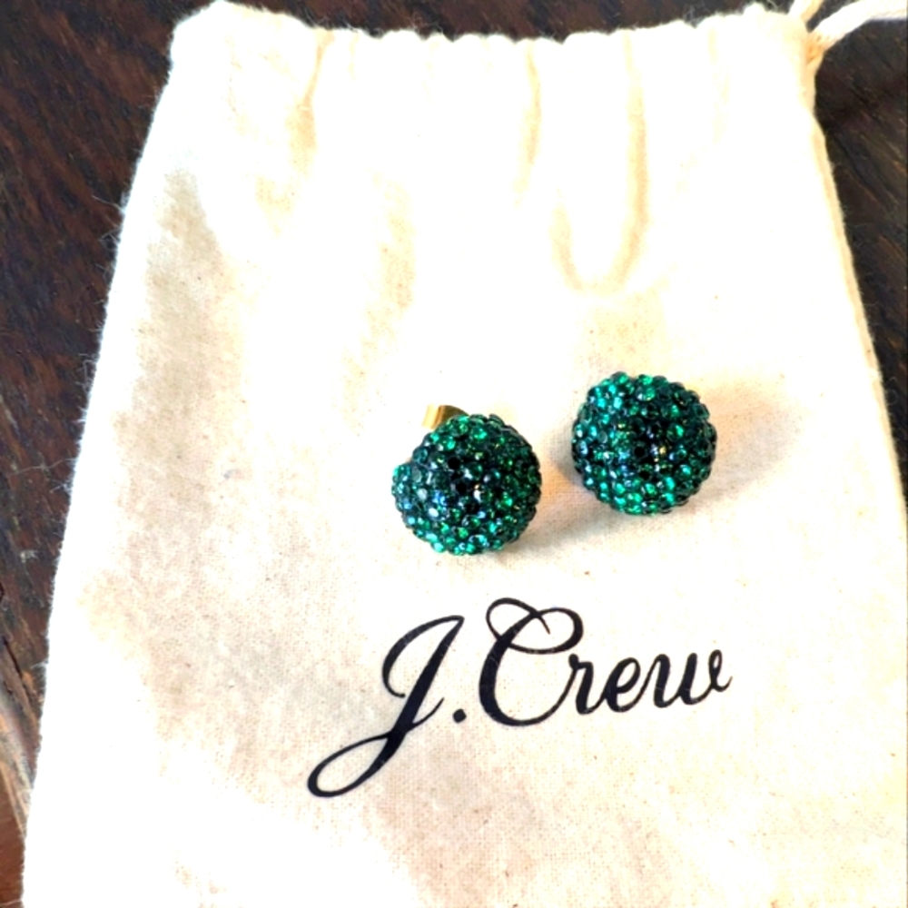 J Crew Crystal Pave Earrings